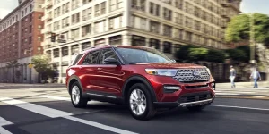 red 2022 Ford Explorer