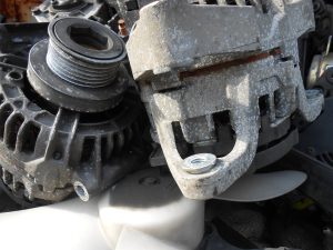 Damaged alternator