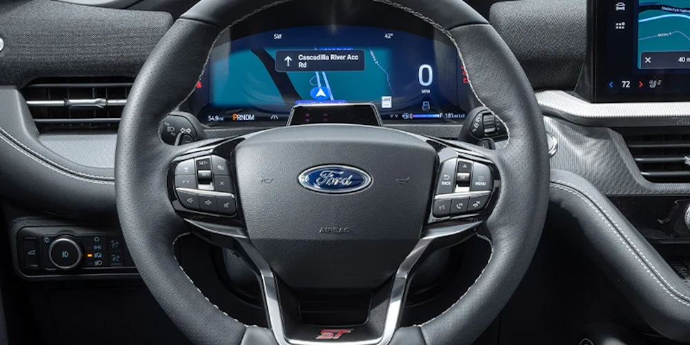 The interior of the 2025 Ford Explorer