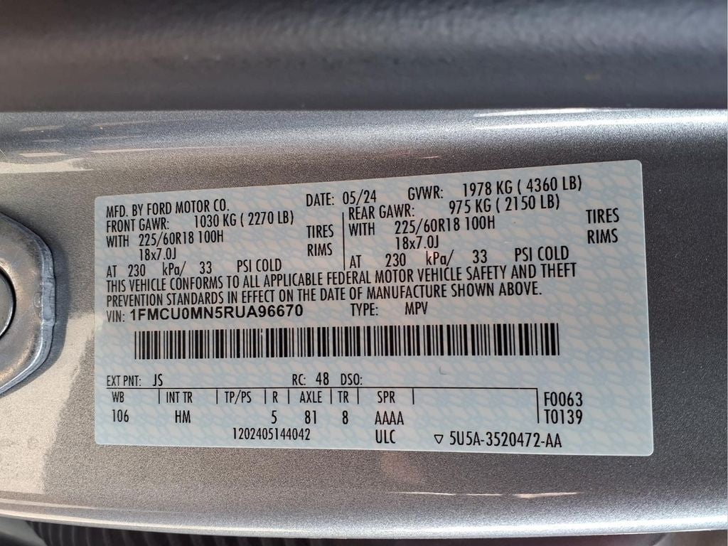 2024 Ford Escape ST-Line