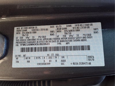 2025 Ford Escape ST-Line