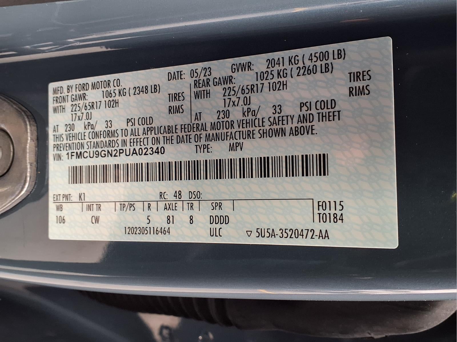 2023 Ford Escape Active