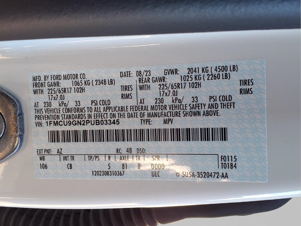 2023 Ford Escape Active