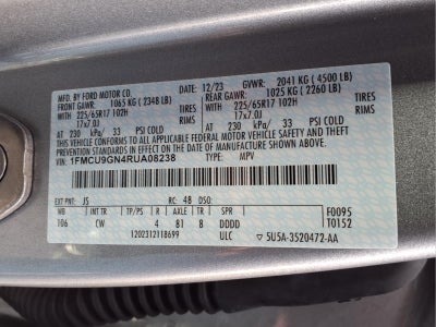 2024 Ford Escape Active