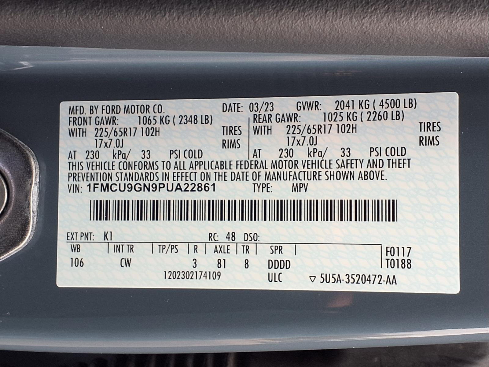 2023 Ford Escape Active