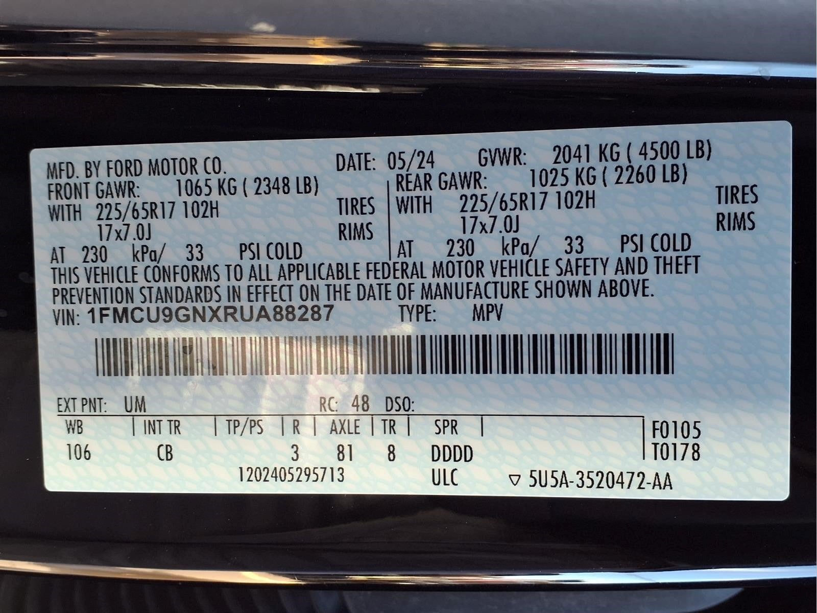2024 Ford Escape Active