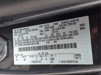 2023 Ford Escape Platinum