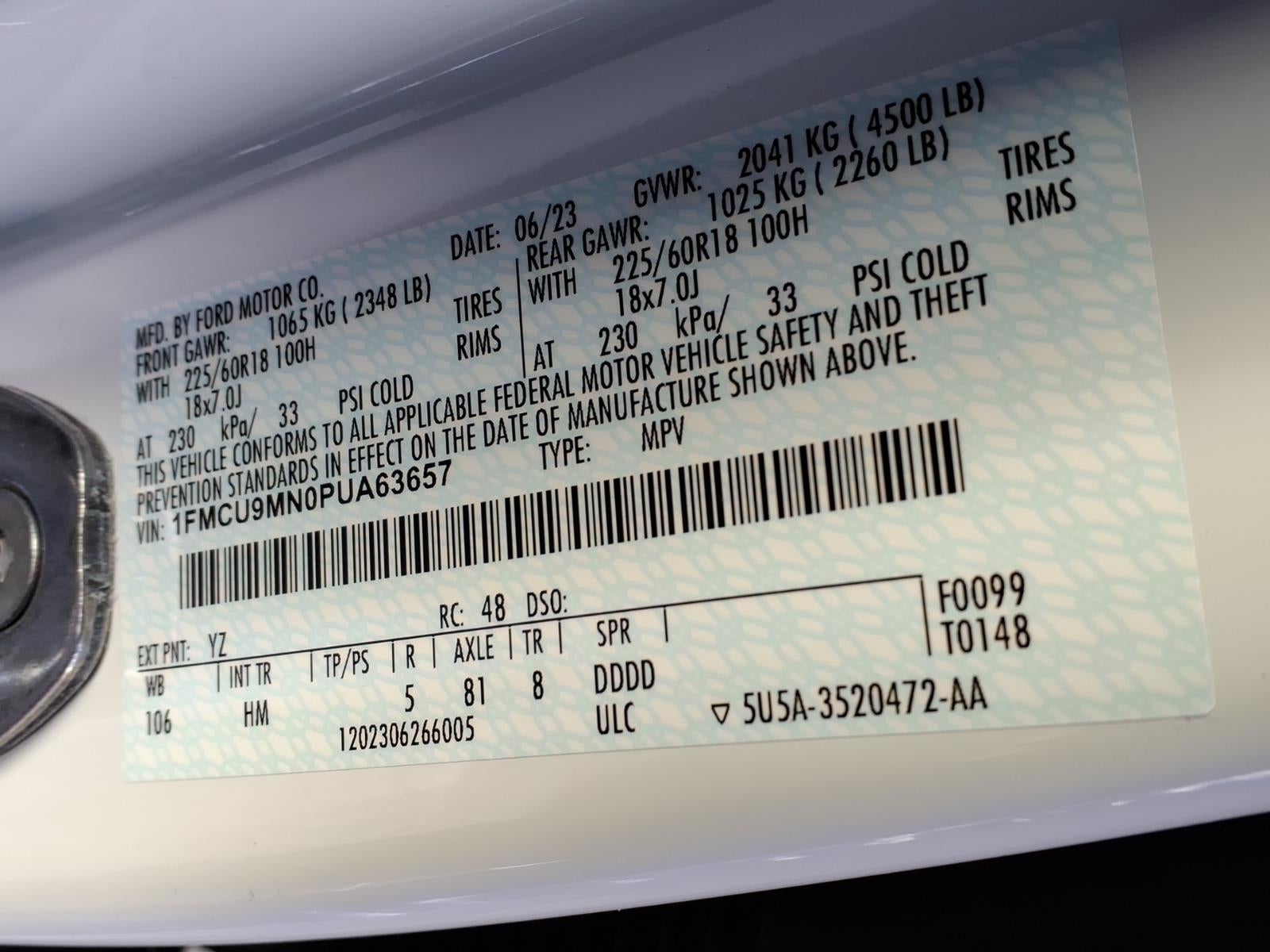 2023 Ford Escape ST-Line