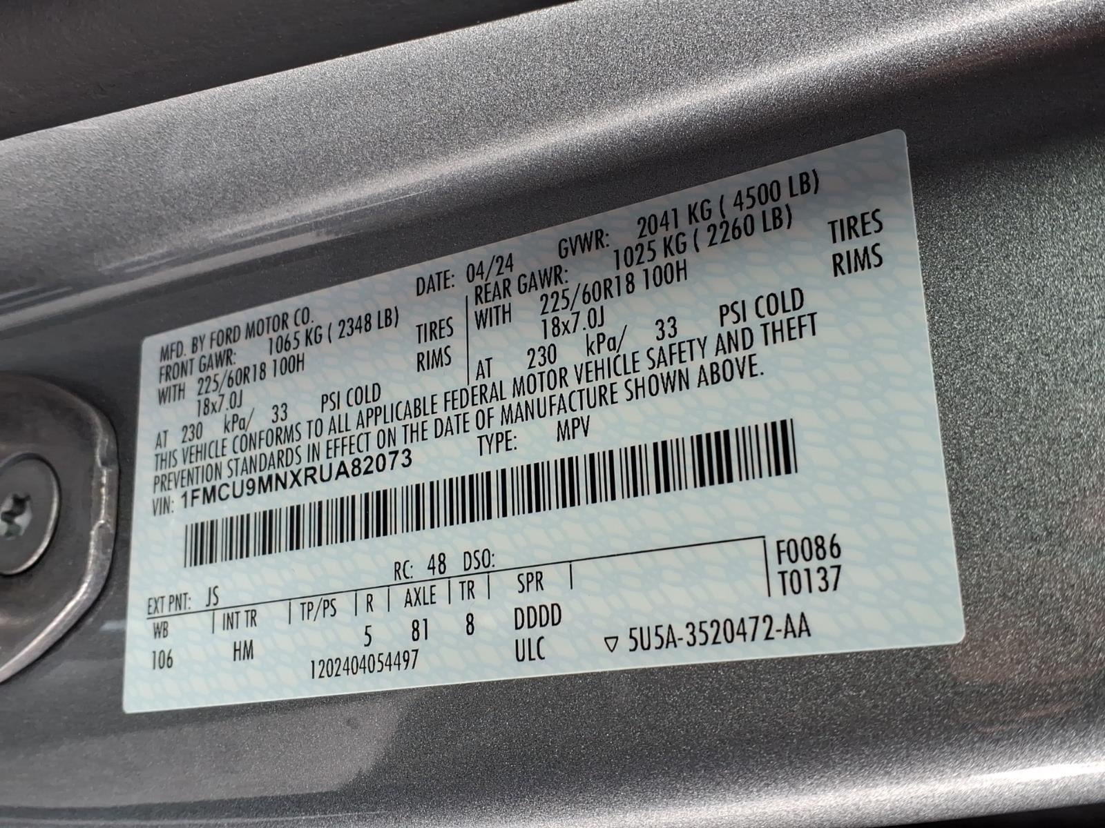 2024 Ford Escape ST-Line