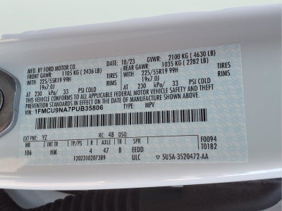 2023 Ford Escape ST-Line Select