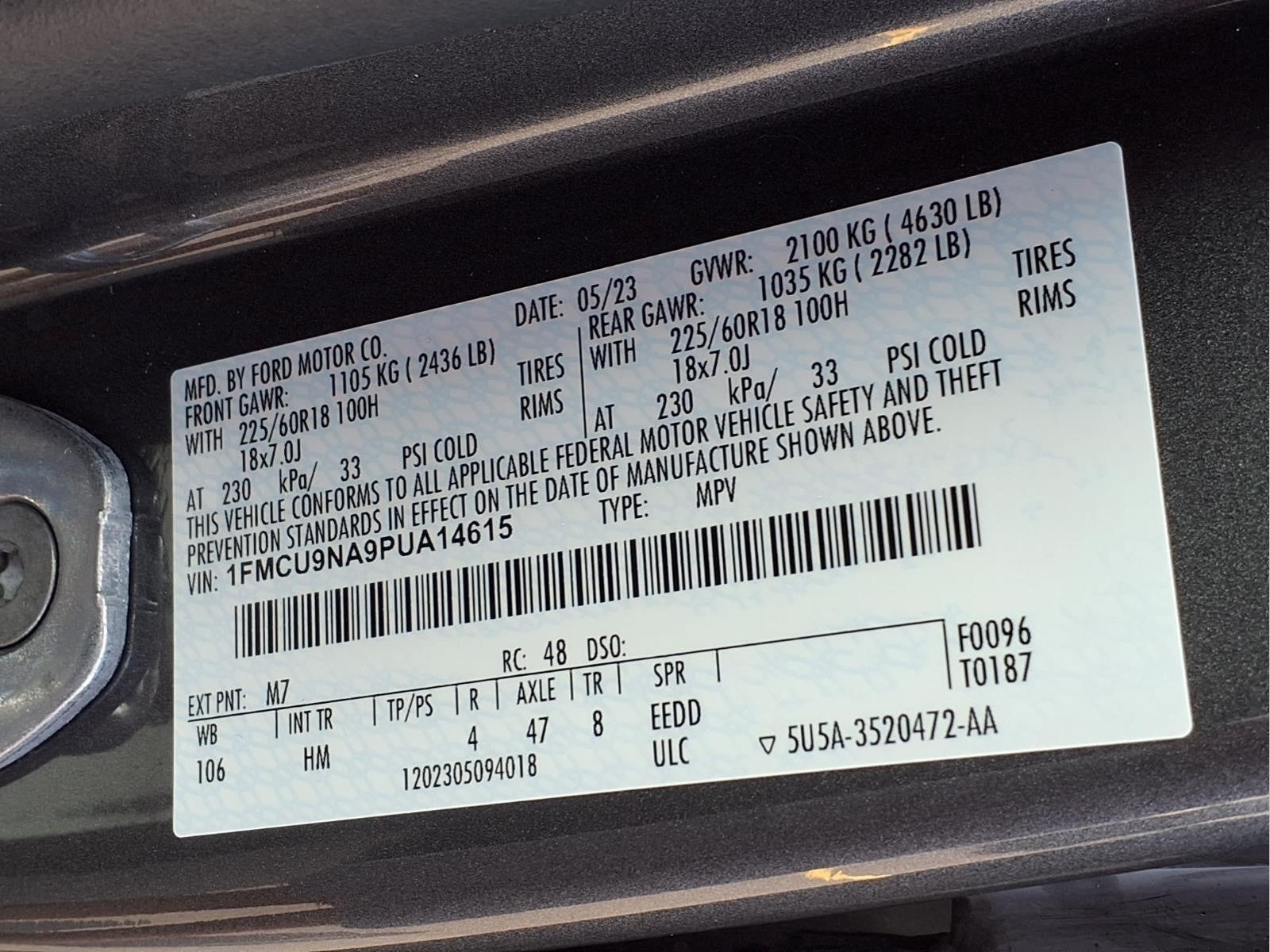 2023 Ford Escape ST-Line Select