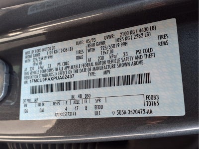 2023 Ford Escape ST-Line Elite