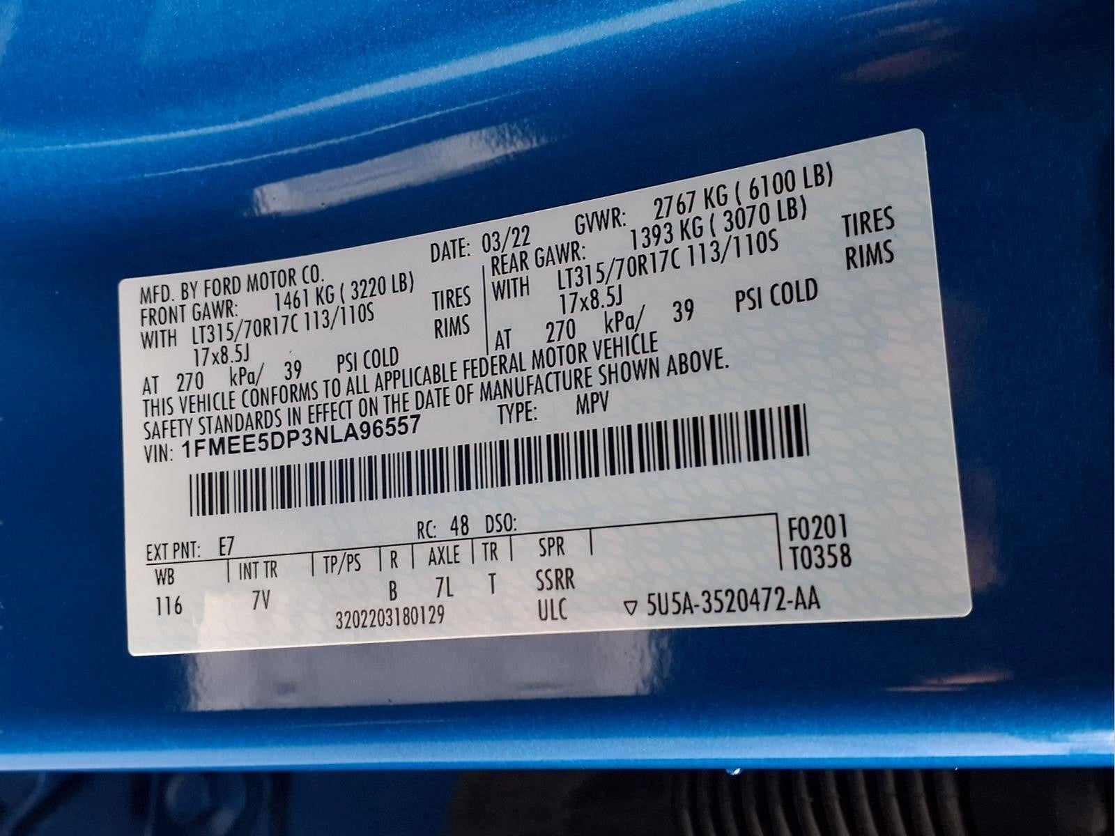 2022 Ford Bronco Base Advanced