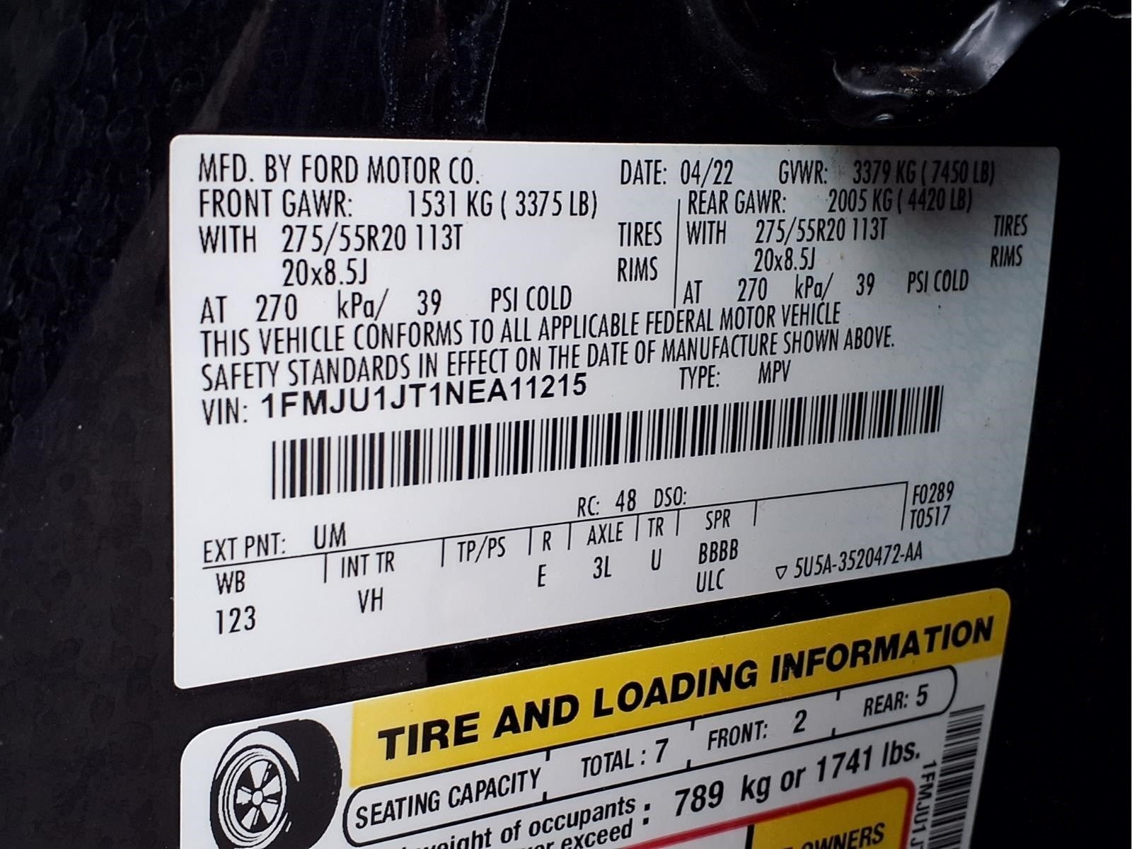 2022 Ford Expedition XLT