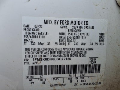 2020 Ford Explorer XLT
