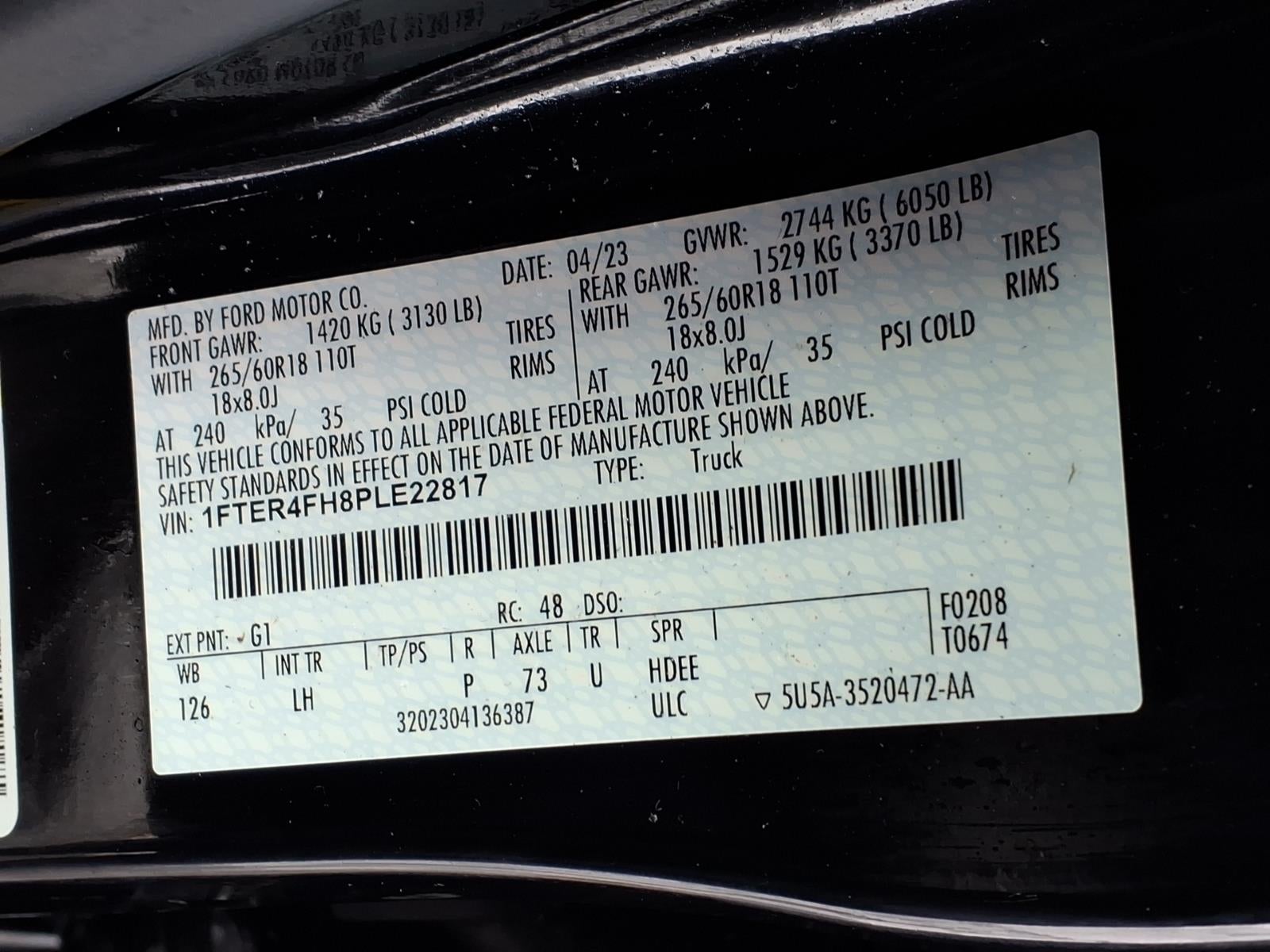 2023 Ford Ranger XLT