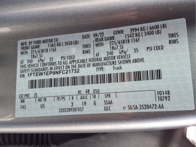 2022 Ford F-150 XLT