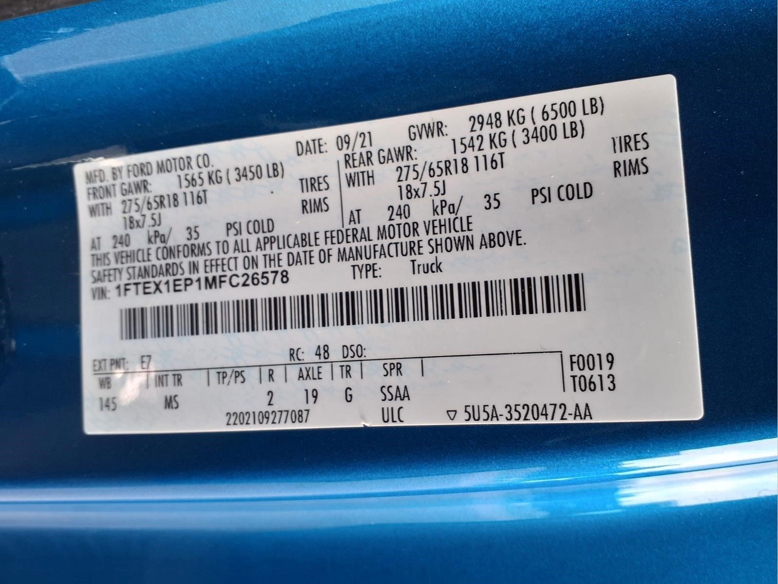 2021 Ford F-150 XLT