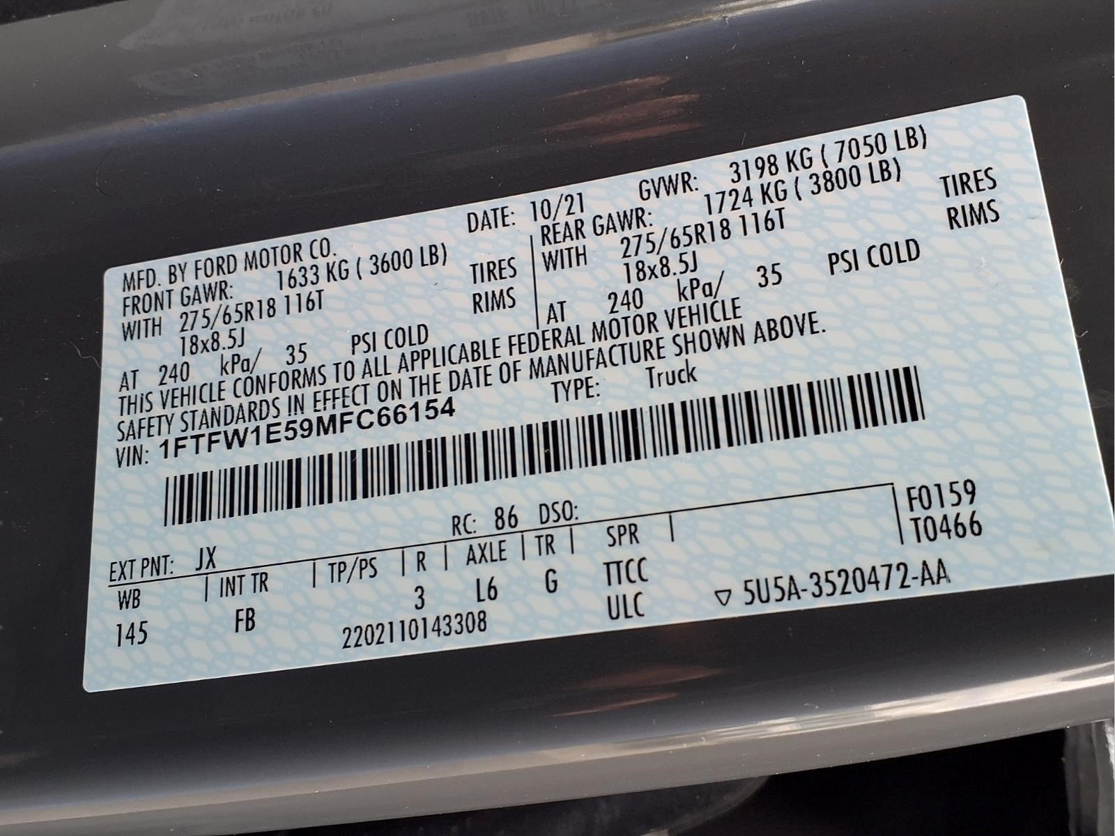2021 Ford F-150 XLT