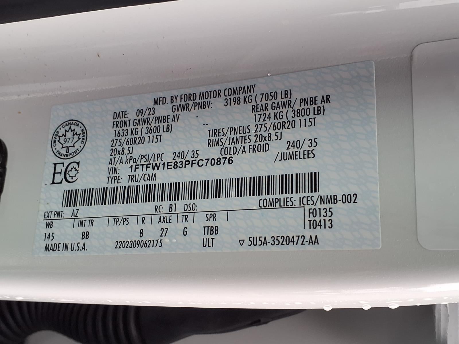 2023 Ford F-150 Platinum