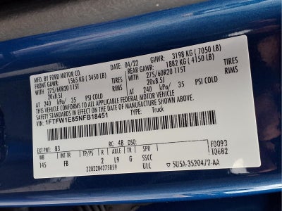 2022 Ford F-150 XLT