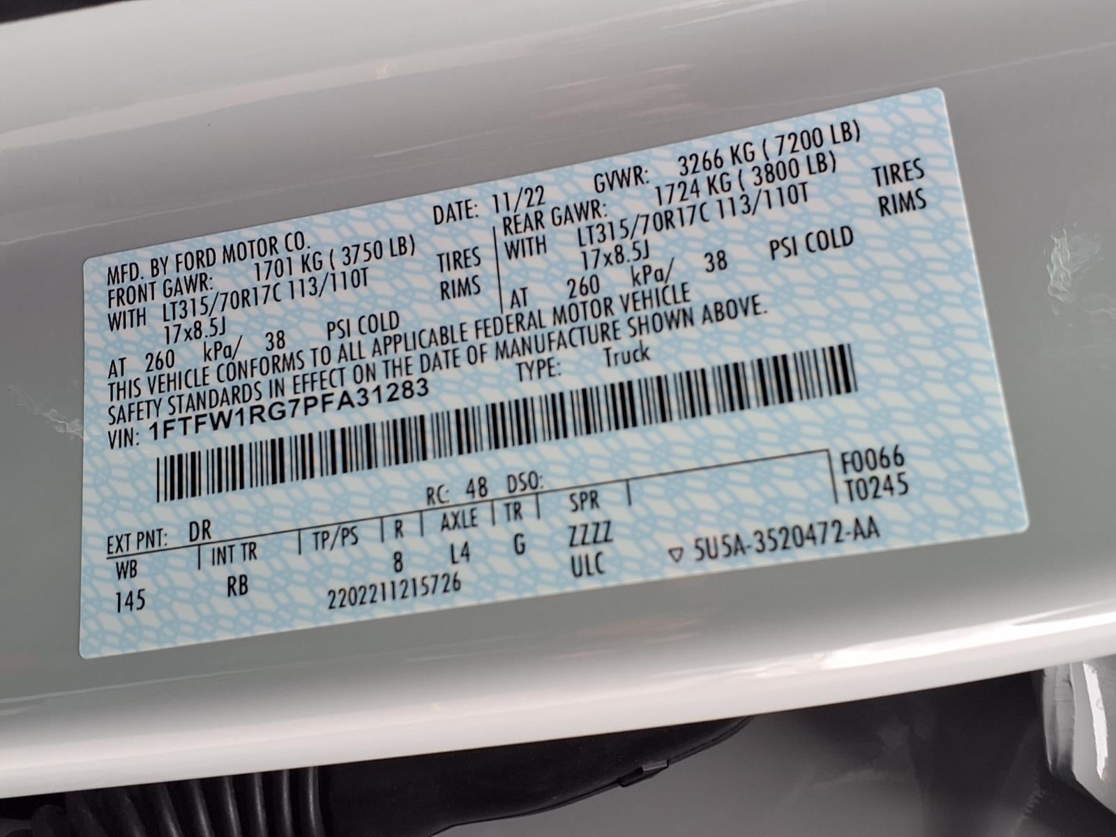2023 Ford F-150 Raptor