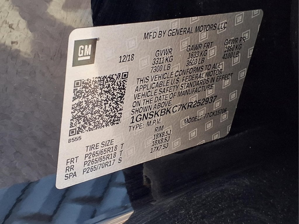 2019 Chevrolet Tahoe LT Z71