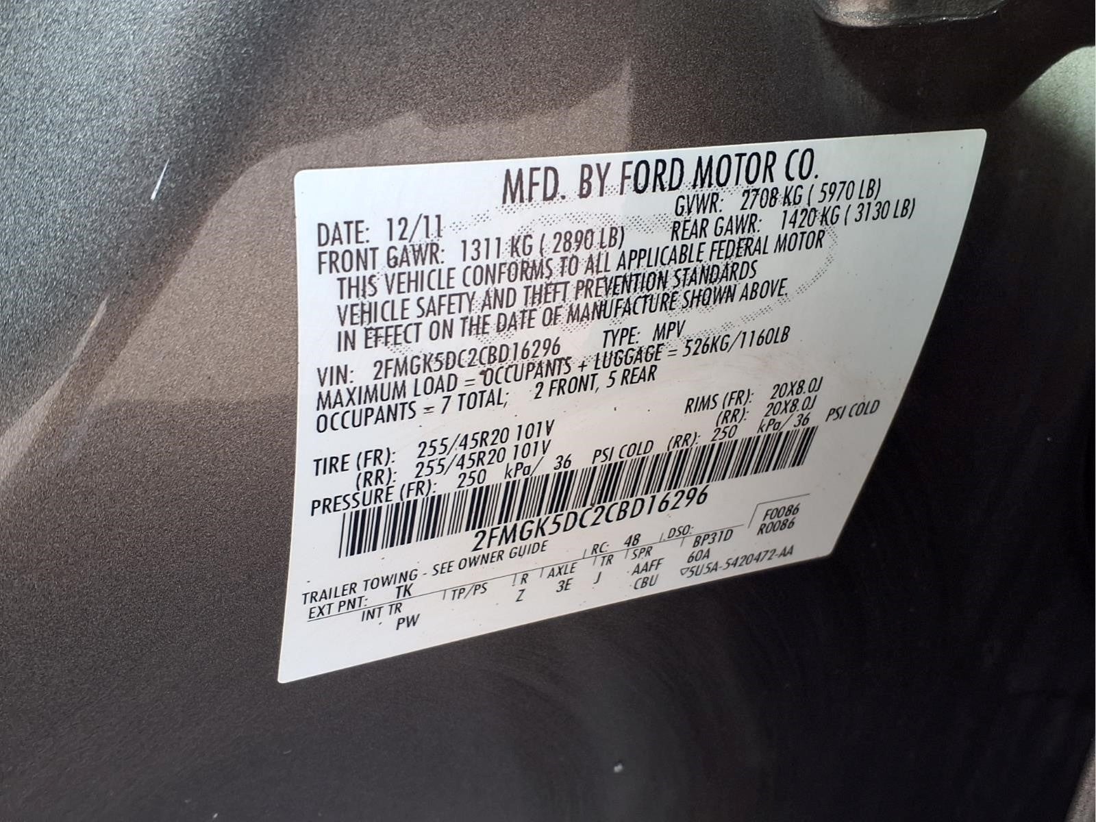 2012 Ford Flex Limited