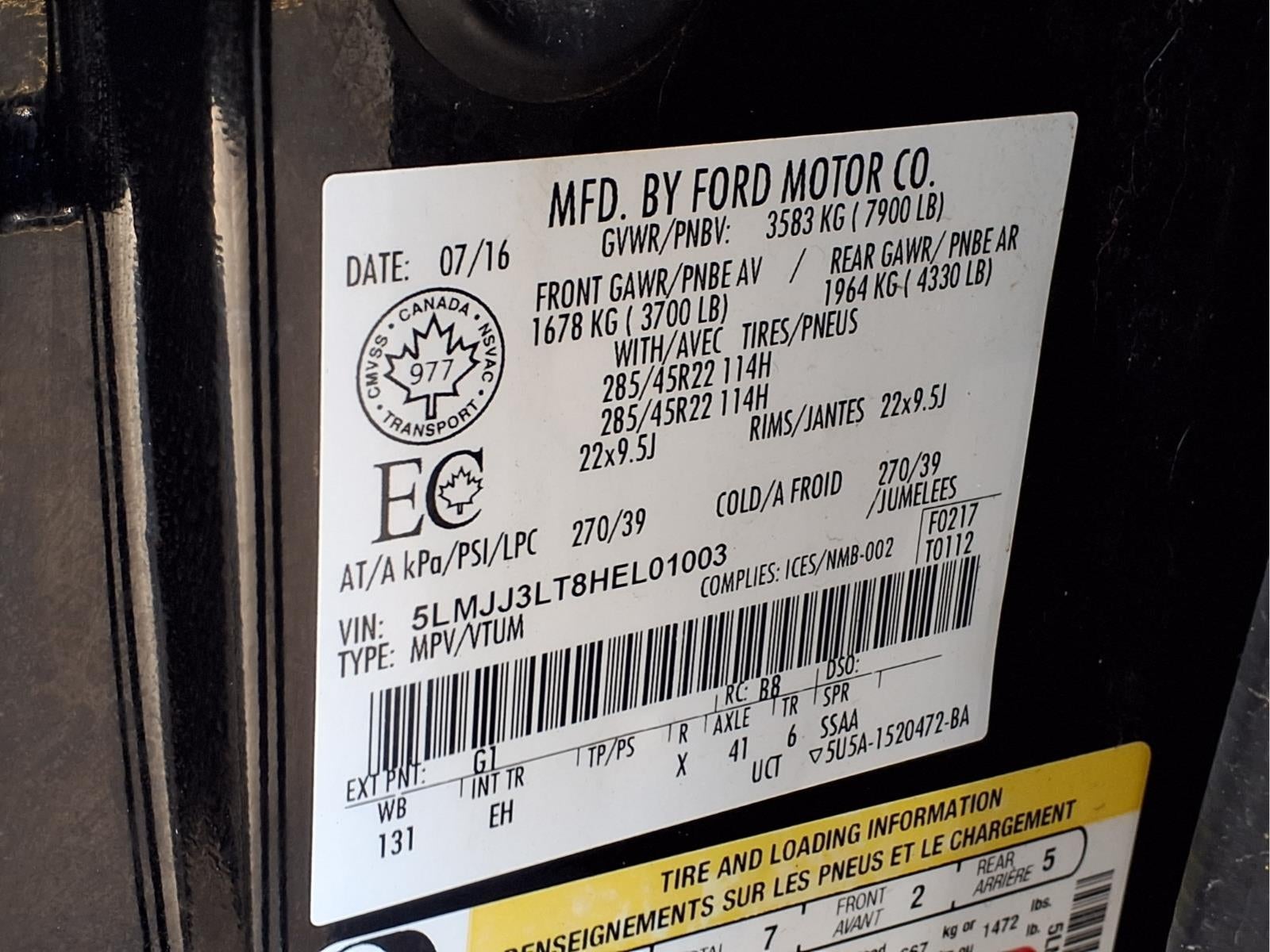 2017 Lincoln Navigator L Reserve