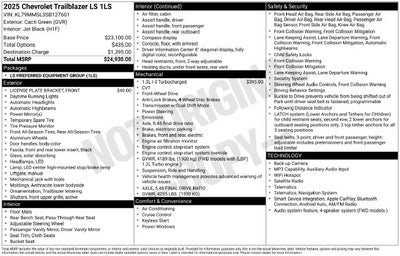 2025 Chevrolet TrailBlazer LS